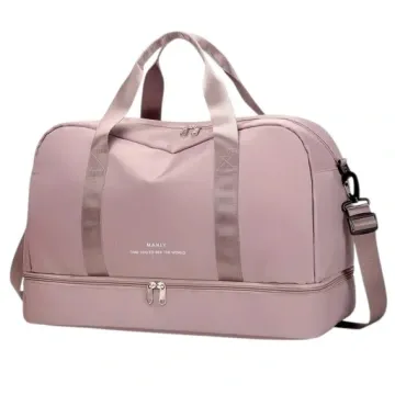 Sports Bag Pink Gym Travel Weekend Spacious Women's