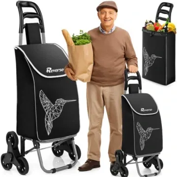 Shopping Trolley Shopping Bag On Wheels Solid Strong Folding Pocket 3K