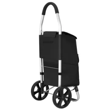 Shopping Trolley Shopping Bag On Wheels Solid Strong Folding Alu Light Height 99 Cm