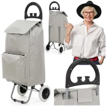 Shopping Trolley Shopping Bag On Wheels Solid Strong Folding Light Steel