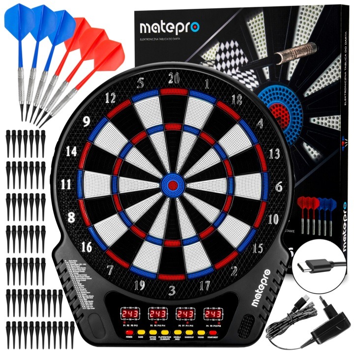 Electronic Dartboard For Dart Darts Matepro Classic Usb C